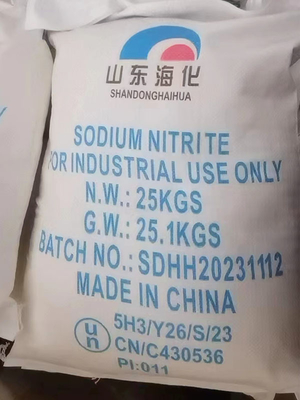 نترات الصوديوم مسحوق 25kg/حقيبة NaNO2