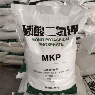 98٪ أحادي البوتاسيوم الفوسفات H2KO4P CAS 7778-77-0 كريستال أبيض