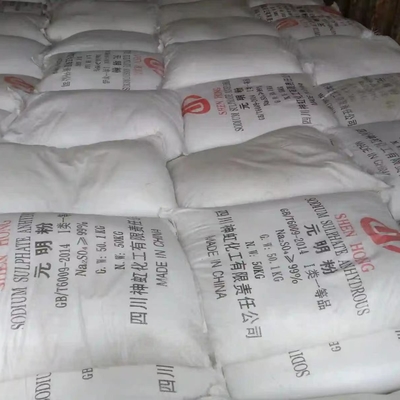 كبريتات الصوديوم الخالية من الماء (Na2SO4) 99% - 50kg/Bag، CAS 7757-82-6, التوريد المباشر من المصنع
